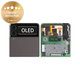 Schermo per Samsung Z Flip 3 F711B, Phantom Black, Vetro touch con cornice, External, GH97-26773A, Genuine Service Pack