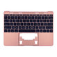 Top case con tastiera US per MacBook 12" A1534 (Early 2015 - Mid 2017), Rose Gold