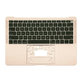 Top case con tastiera US per MacBook Air 13" A1932 (2018 - 2019), Gold