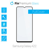 Vetro temperato FullCase per Samsung A22, FixPremium