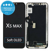 Schermo Soft OLED per iPhone XS Max, Vetro touch con cornice, FixPremium