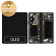 Schermo per Samsung Z Fold 3 F926B, Phantom Black, Vetro touch con cornice, GH82-26283A, GH82-26284A, Genuine Service Pack