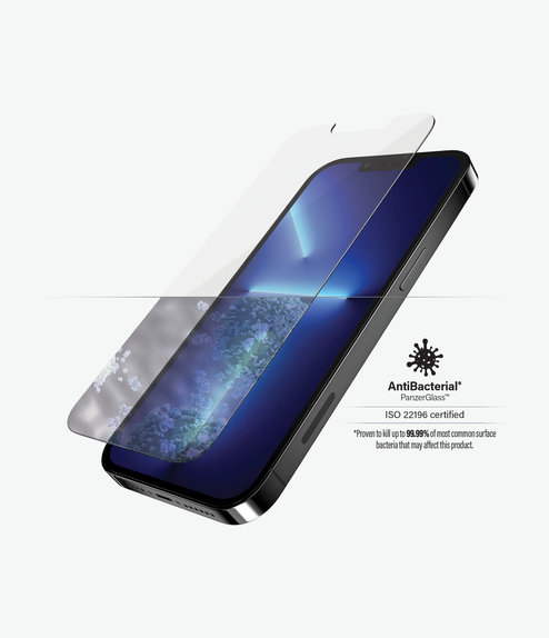 Vetro temperato Steard Fit AB per iPhone 13 Pro Max, 14 Plus, Transparent, PanzerGlass