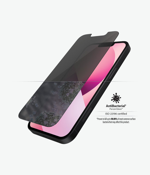 Vetro temperato Steard Fit Privacy AB per iPhone 13 mini, Transparent, PanzerGlass