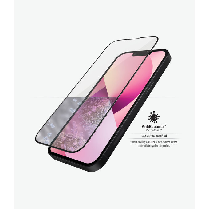 Vetro temperato Case Friendly AB per iPhone 13 mini, Black, PanzerGlass