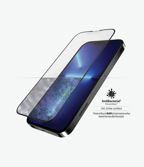 Vetro temperato Case Friendly Anti-Glare AB per iPhone 13 Pro Max, 14 Plus, Black, PanzerGlass
