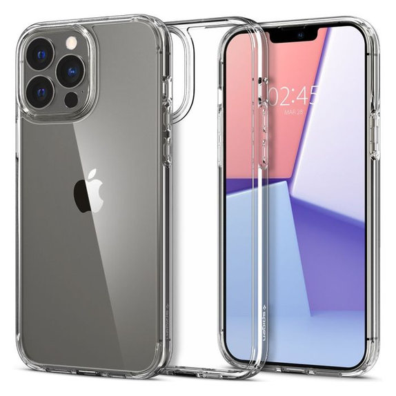 Custodia Ultra Hybrid per iPhone 13 Pro Max, Transparent, Spigen