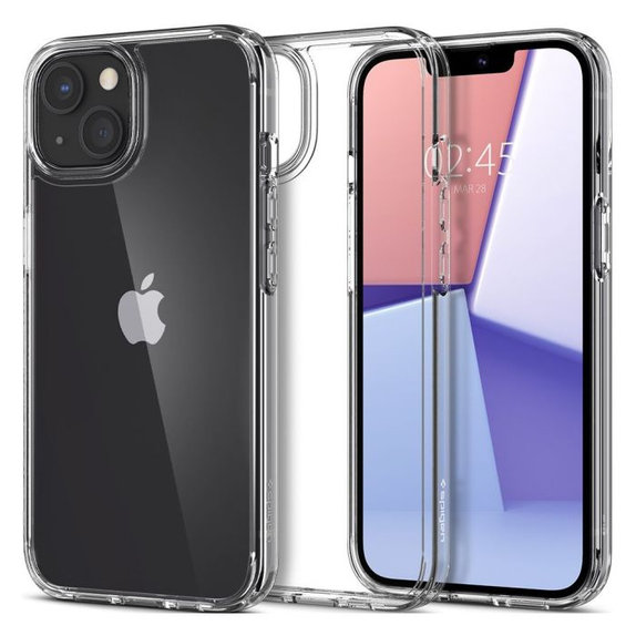 Custodia Ultra Hybrid per iPhone 13, Transparent, Spigen