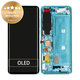 Schermo per Xiaomi Mi 10 M2001J2G, Coral Green, Vetro touch con cornice, 56000600J200, Genuine Service Pack