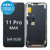 Schermo Soft OLED per iPhone 11 Pro Max, Vetro touch con cornice, FixPremium