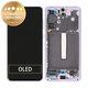 Schermo per Samsung S21 FE G990B, Violet, Vetro touch con cornice, GH82-26414D, GH82-26420D, GH82-26590D, Genuine Service Pack