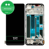 Schermo per Realme 8 Pro, Black, Vetro touch con cornice