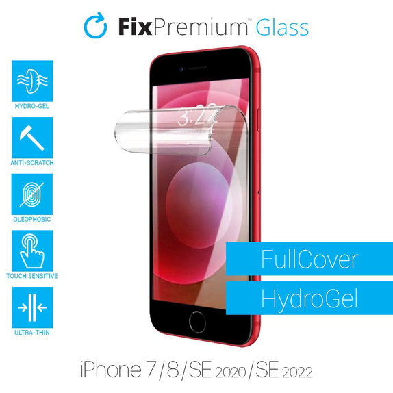 Pellicola protettiva iPhone 6, 6s, 7, 8, SE 2020, SE 2022, FixPremium