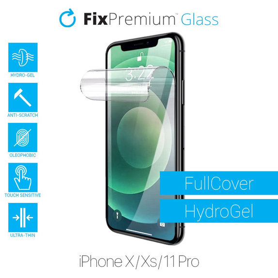 Pellicola protettiva iPhone X, Xs, 11 Pro, FixPremium