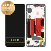 Schermo per OnePlus Nord, Blue Marble, Vetro touch con cornice, 2011100197, Genuine Service Pack