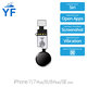 Tasto Home YF per iPhone 7, 7 Plus, 8, 8 Plus, SE (2020), SE (2022), Space Gray, Black