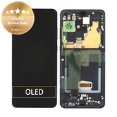 Schermo per Samsung S20 Ultra G988F, Cosmic Black, Vetro touch con cornice, GH82-26032A, GH82-26033A, Genuine Service Pack