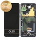 Schermo per Samsung S20 Ultra G988F, Cosmic Black, Vetro touch con cornice, GH82-26032A, GH82-26033A, Genuine Service Pack