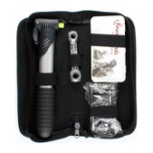Kit di strumenti multifunzionale con pompa ad aria, kit pneumatici, chiave, leve e cacciavite 16in1