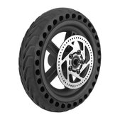 Set ruota posteriore con disco freno per Xiaomi Mi Electric Scooter Pro, Pro 2, Black