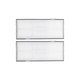 Filtro polvere per Xiaomi RobGoldck S7, S7+, S7 MaxV, S7 MaxV Ultra, S7 Pro Ultra, S8, S8+, S8 Pro Ultra, T7S Plus (2 pezzi)