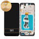 Schermo per Motorola Moto E30, E40, Vetro touch con cornice, 5D68C19697, Genuine Service Pack