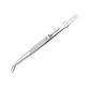 Pinzetta professionale in acciaio inox con punta curva 162 mm