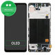 Schermo OLED per Samsung A51 A515F, Vetro touch con cornice, Small Size Panel