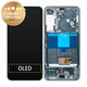 Schermo per Samsung S22 S901B, Green, Vetro touch con cornice, GH82-27520C, GH82-27521C, Genuine Service Pack