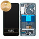 Schermo per Samsung S22 S901B, Green, Vetro touch con cornice, GH82-27520C, GH82-27521C, Genuine Service Pack
