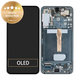 Schermo per Samsung S22 Plus S906B, Green, Vetro touch con cornice, GH82-27500C, GH82-27501C, Genuine Service Pack