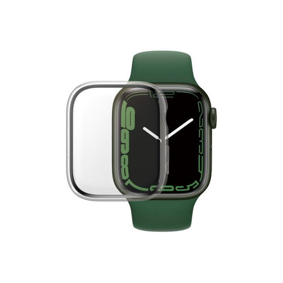 Vetro temperato Full Body AB per Apple Watch 7, 8, 9 41mm, Transparent, PanzerGlass