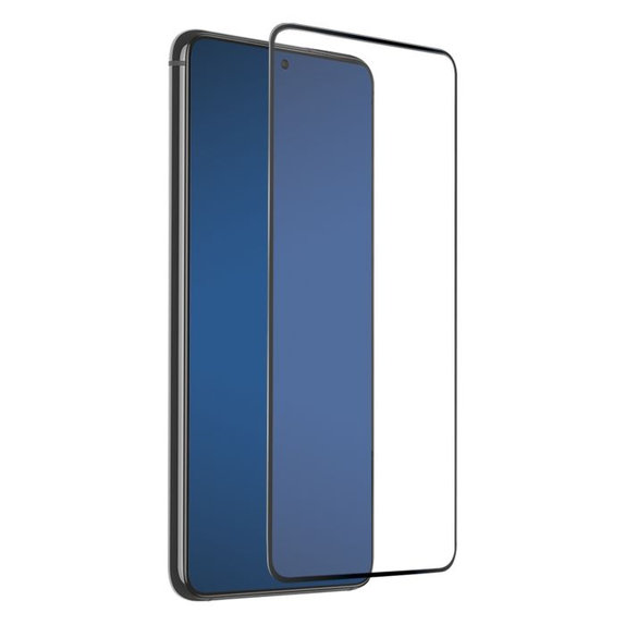 Vetro temperato Full Cover per Samsung S22, Black, SBS