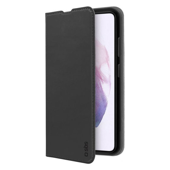 Custodia Book Wallet Lite per Samsung S22+, Black, SBS