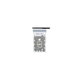 Vassoio SIM per Samsung S22 Ultra S908B, Graphite, GH98-47138E, Genuine Service Pack