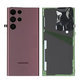 Cover batteria per Samsung S22 Ultra S908B, Burgundy, GH82-27457B, Genuine Service Pack