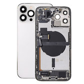 Scocca posteriore con piccoli componenti per iPhone 13 Pro Max, Silver