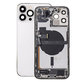 Scocca posteriore con piccoli componenti per iPhone 13 Pro Max, Silver