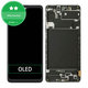 Schermo OLED per Samsung A71 A715F, Vetro touch con cornice, Pannello piccolo
