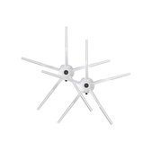 Spazzola laterale White 2 pz per Xiaomi Roborock S4, S5 Max, S6, S6 MaxV, S6 Pure, S7, S7+, S7 MaxV, S7 Pro Ultra, Q7, Q7+, Q7 Max, Q7 Max+, T7S Plus, E4, E5, T4, T6, Xiaowa E3