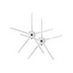 Spazzola laterale White 2 pz per Xiaomi Roborock S4, S5 Max, S6, S6 MaxV, S6 Pure, S7, S7+, S7 MaxV, S7 Pro Ultra, Q7, Q7+, Q7 Max, Q7 Max+, T7S Plus, E4, E5, T4, T6, Xiaowa E3