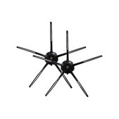 Spazzola laterale Black 2 pz per Xiaomi Roborock S4, S5 Max, S6, S6 MaxV, S6 Pure, S7, S7+, S7 MaxV, S7 Pro Ultra, Q7, Q7+, Q7 Max, Q7 Max+, T7S Plus, E4, E5, T4, T6, Xiaowa E3