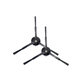 Spazzola laterale Black 2 pz per Xiaomi serie Mi Robot Vacuum Mop, serie Roborock, serie Xiaowa