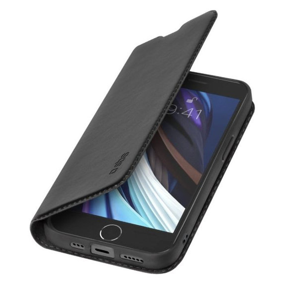 Custodia Book Wallet Lite per iPhone 7, 8, SE 2020, SE 2022, Black, SBS