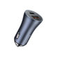 Caricatore per auto USB e USB-C 3A, Gray, Baseus