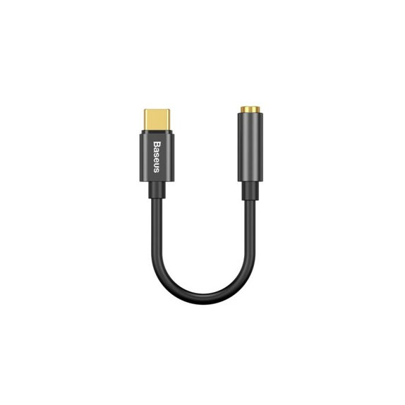 Adattatore da USB-C a Jack 3.5mm, Black, Baseus
