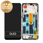 Schermo per Oppo Find X5 Lite, Vetro touch con cornice, 4130040, Genuine Service Pack