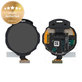 Schermo per Samsung Galaxy Watch 4 Classic 46mm R895, Black, Vetro touch con cornice, GH96-14426A, Genuine Service Pack