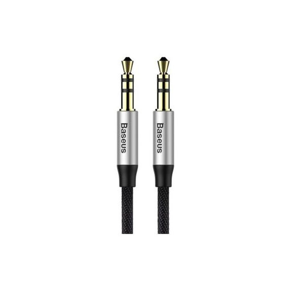 Cavo AUX 1m, Silver/Black, Baseus