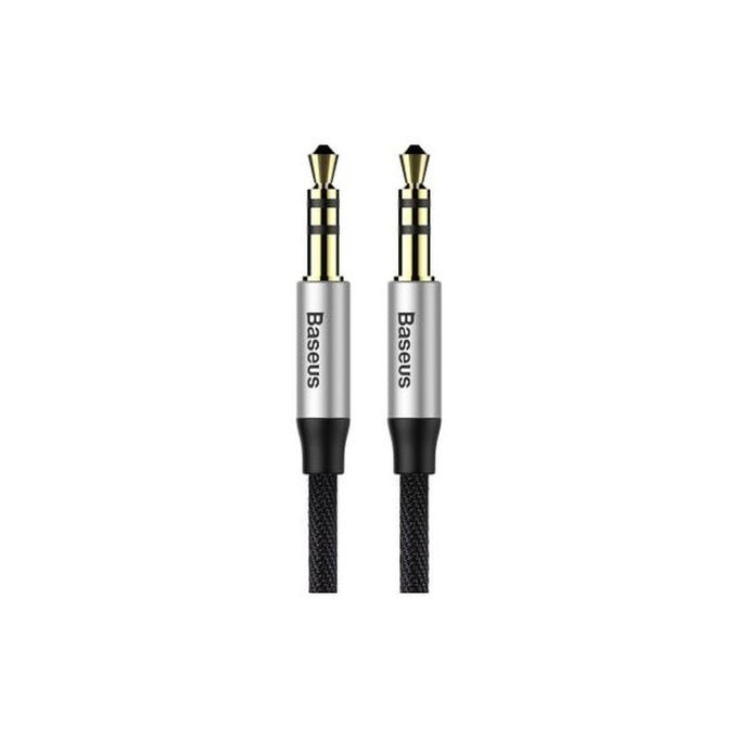 Cavo AUX 1m, Silver/Black, Baseus
